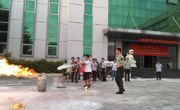 江门市江海区科协联合消防部门举行消防安全演习