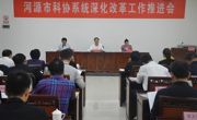 河源召开全市科协系统深化改革推进会