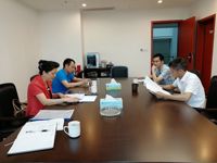 河源市科协主席吴素香前往市高新区管委会洽谈筹建高新区科协事宜