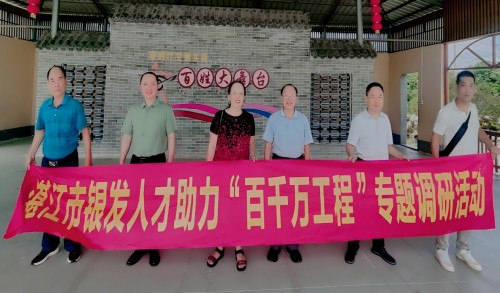 调研组到茂名市高州分界镇储良杏花村实地考察